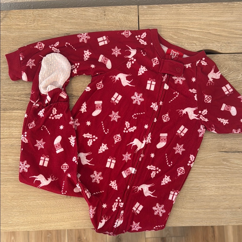 Red Holiday Kids Pajamas 18 MONTHS